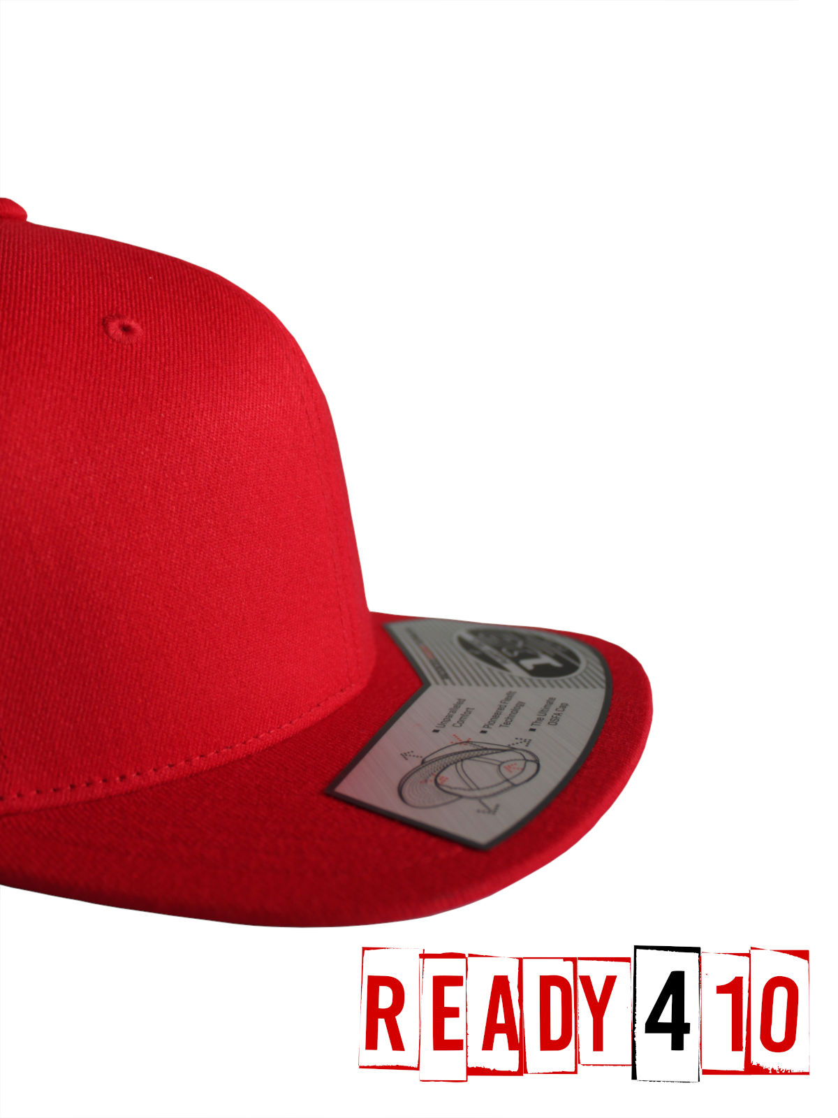 Flexfit 110 Fitted Snapback - Red – Bild 5