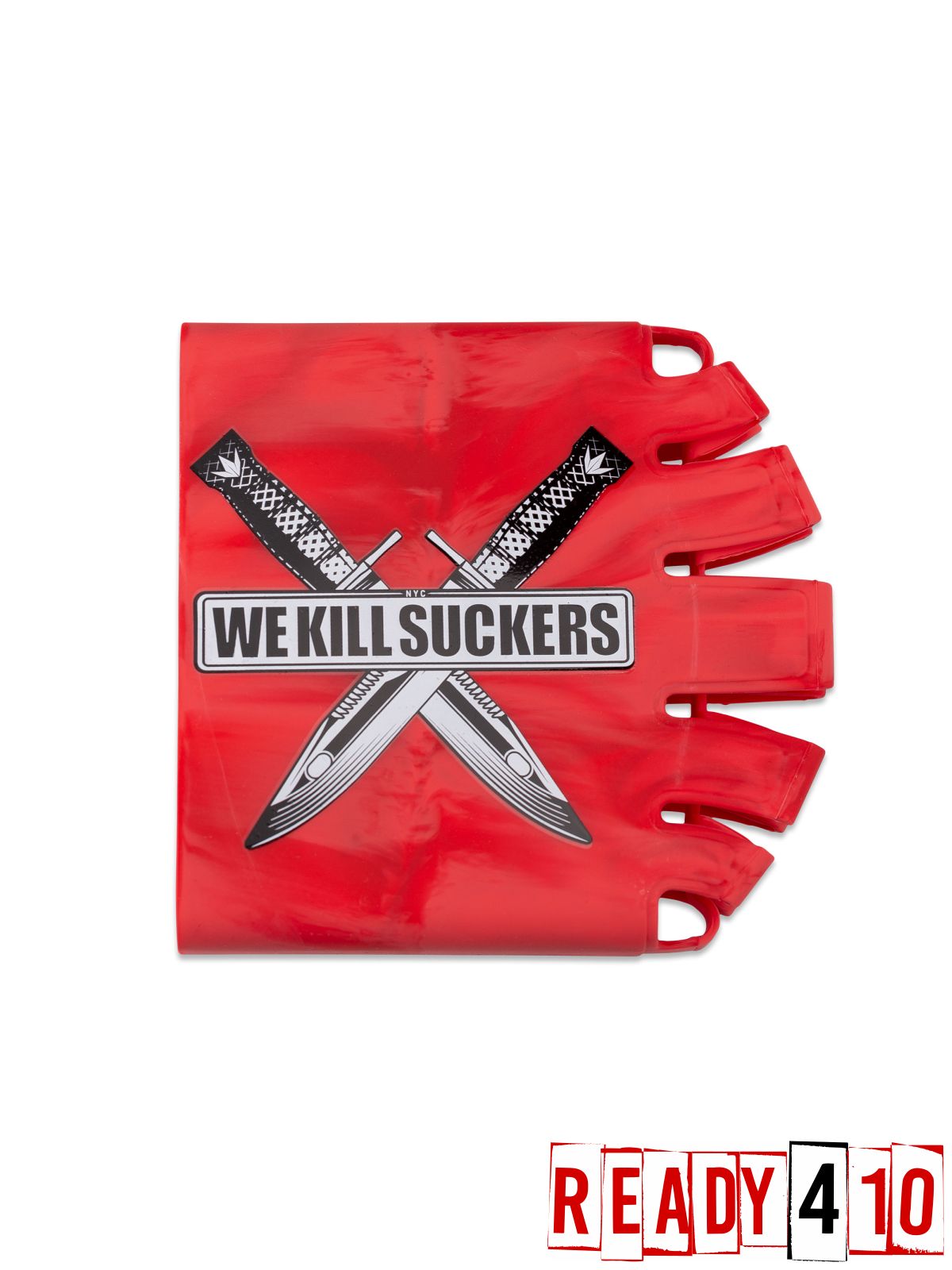 Bunkerkings - Knuckle Butt Tank Cover - WKS Knife - Red