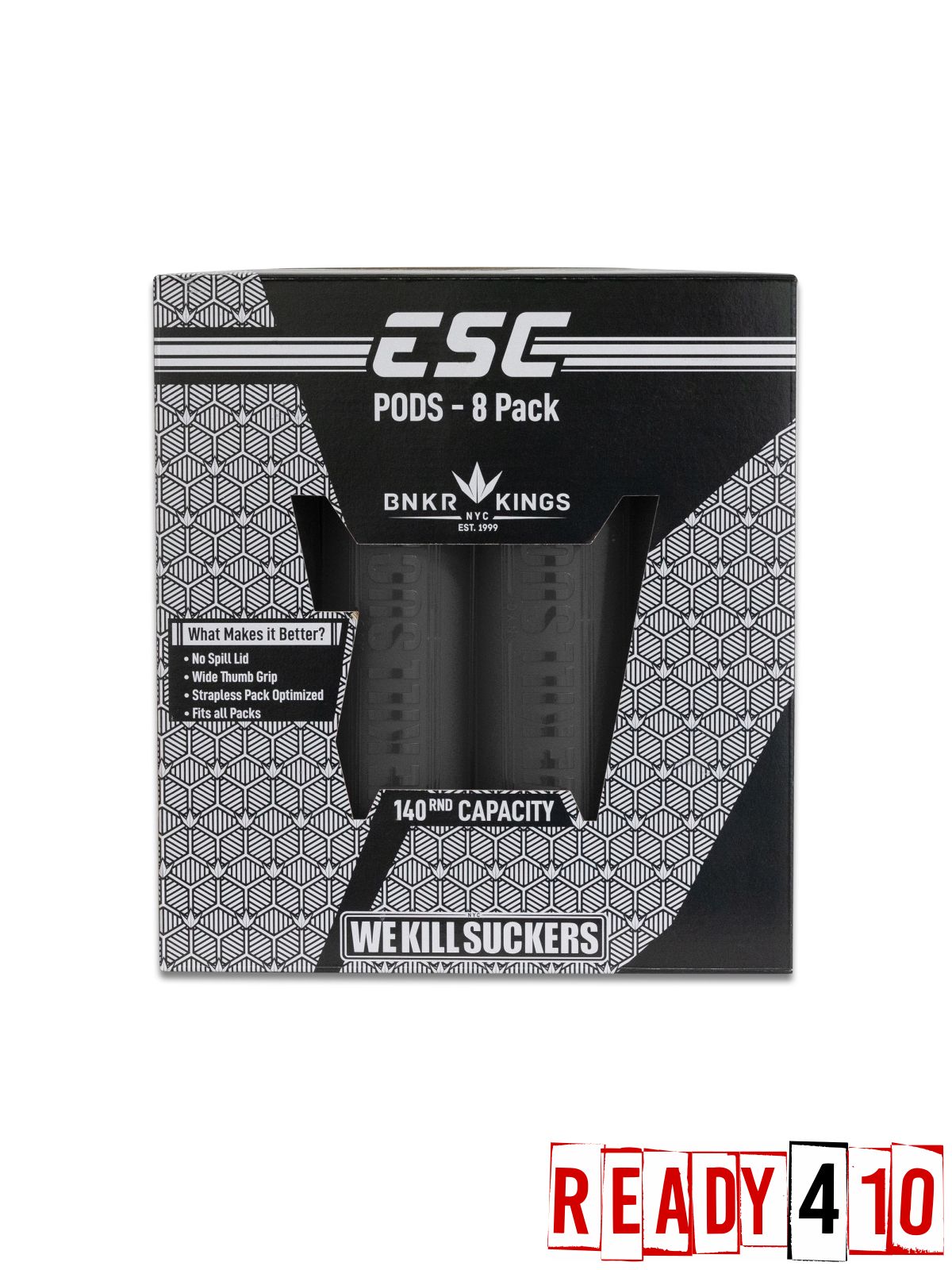 Bunkerkings ESC Pods - 8 Pack - Smoke