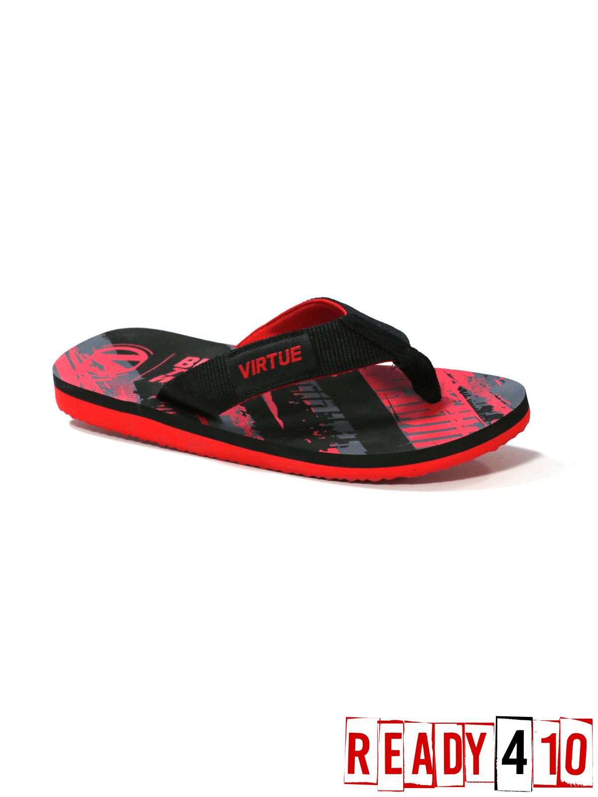 Virtue Onset Flip Flops - Graphic Red