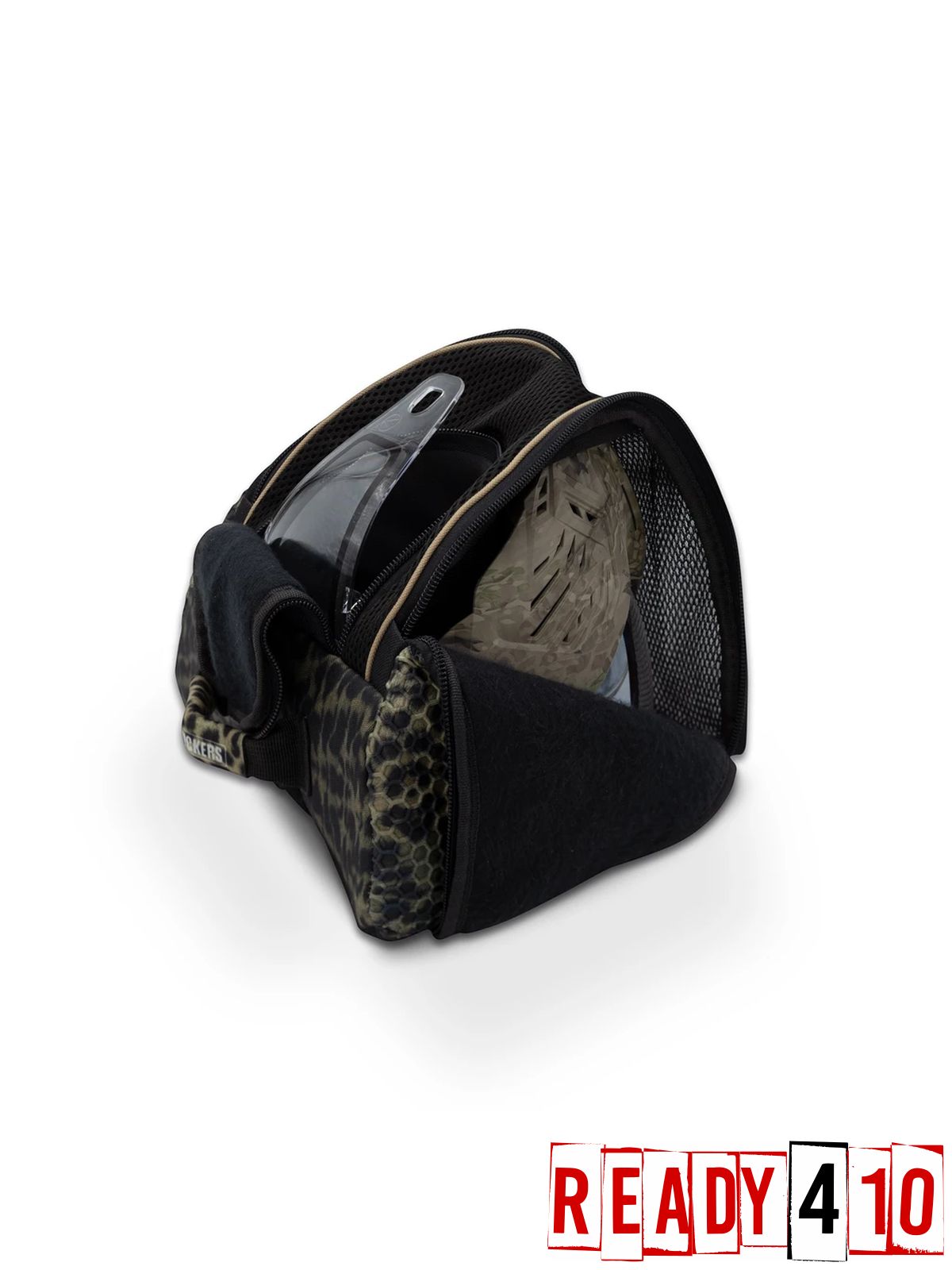 Bunkerkings Supreme Goggle Bag - Leopard Open