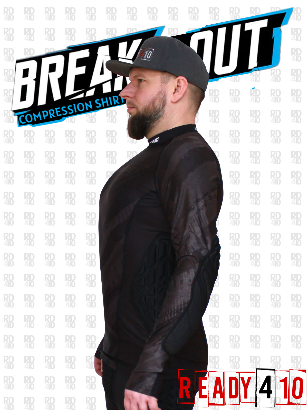 Virtue Breakout Padded Compression Shirt – Bild 2