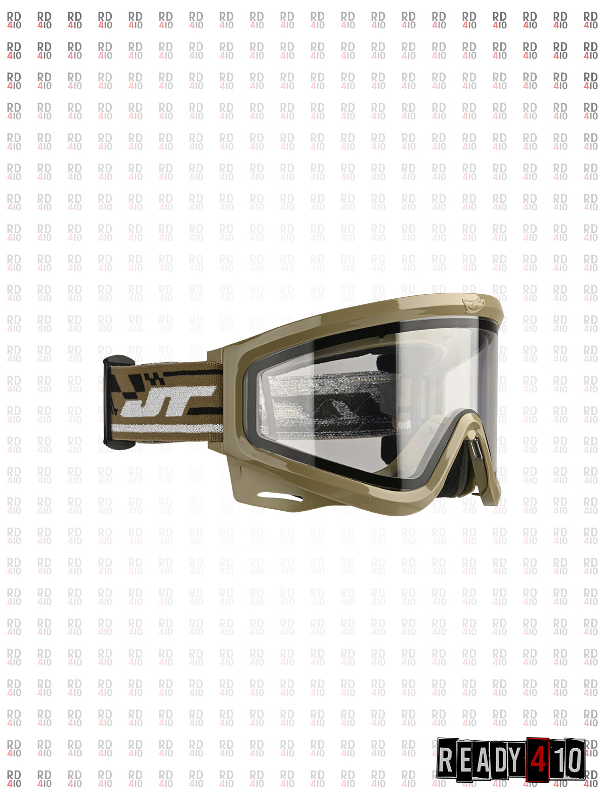 JT Flex 7/Flex 8/Proflex/Spectra - QLS Frame Olive with Clear Lens and Strap